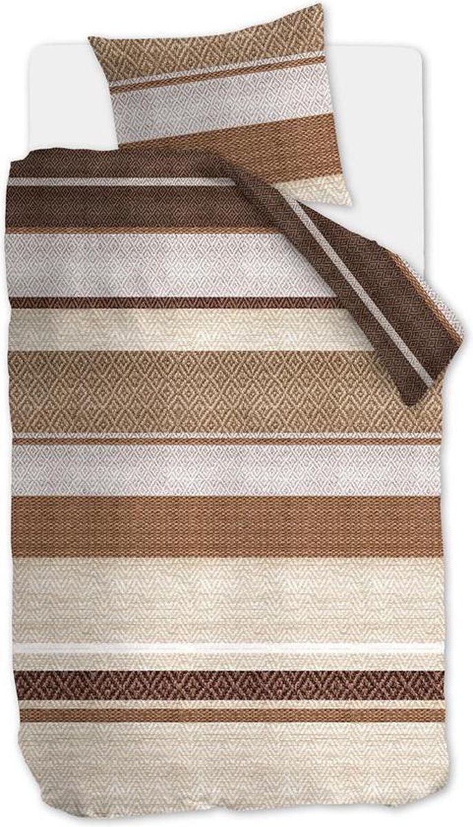 Beddinghouse Dekbedovertrek Theodore - 240 x 200/220 cm - ecru - Grijs