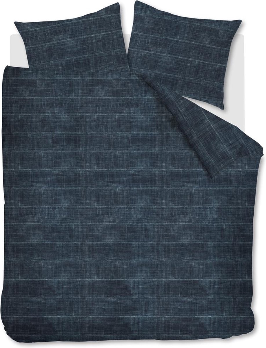 vtwonen Dekbedovertrek Vintage Indigo - 200 x 200/220 cm - Blauw