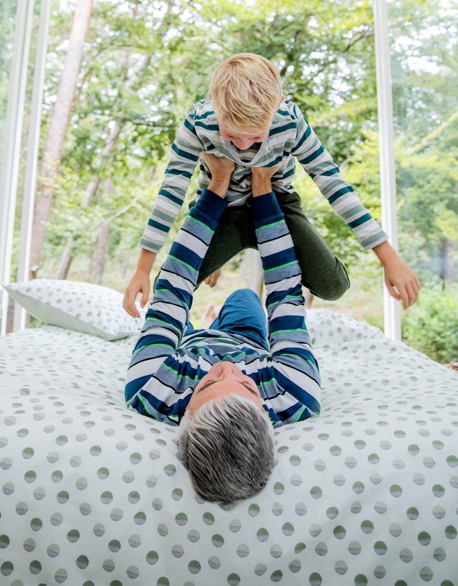 Covers & Co Dekbedovertrek Absolutely Dot - 200 x 200/220 cm - Groen