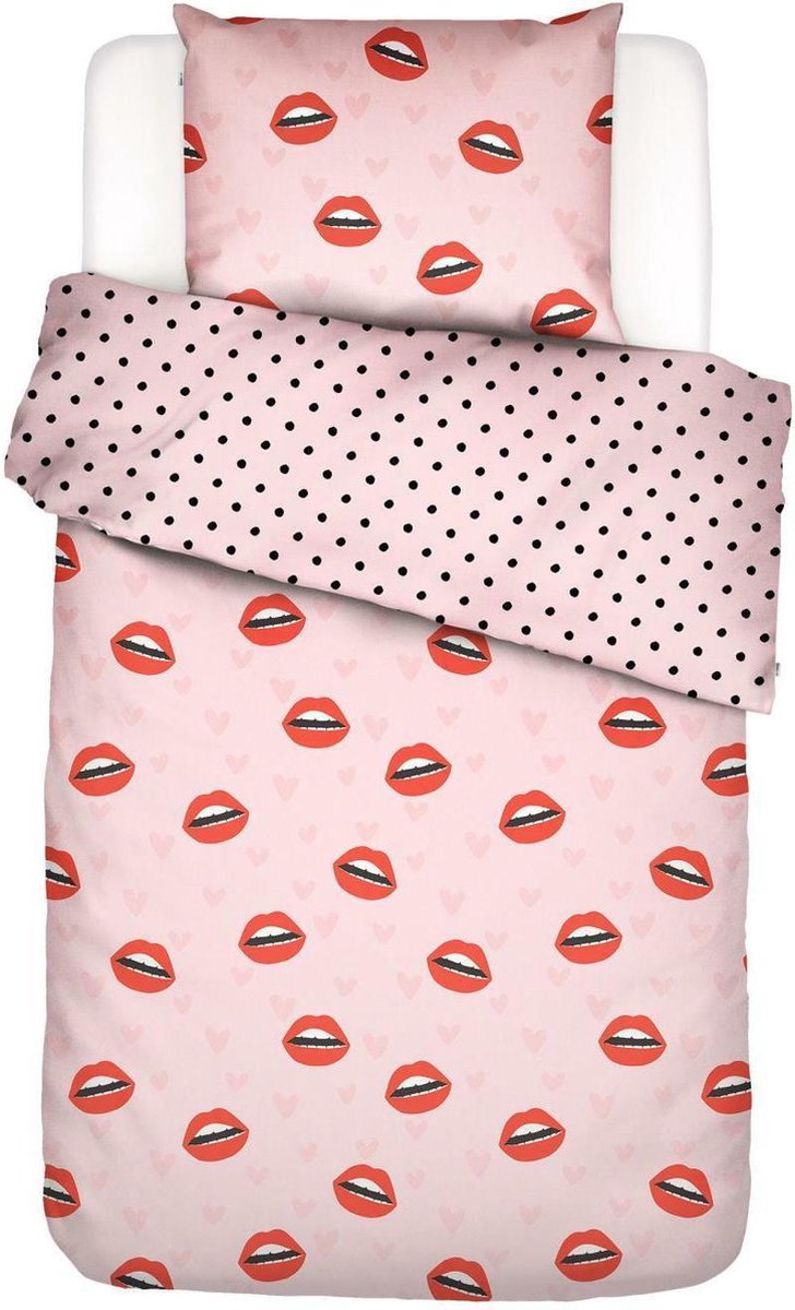 Covers & Co Dekbedovertrek Kiss My Sass - 240 x 200/220 cm - Roze