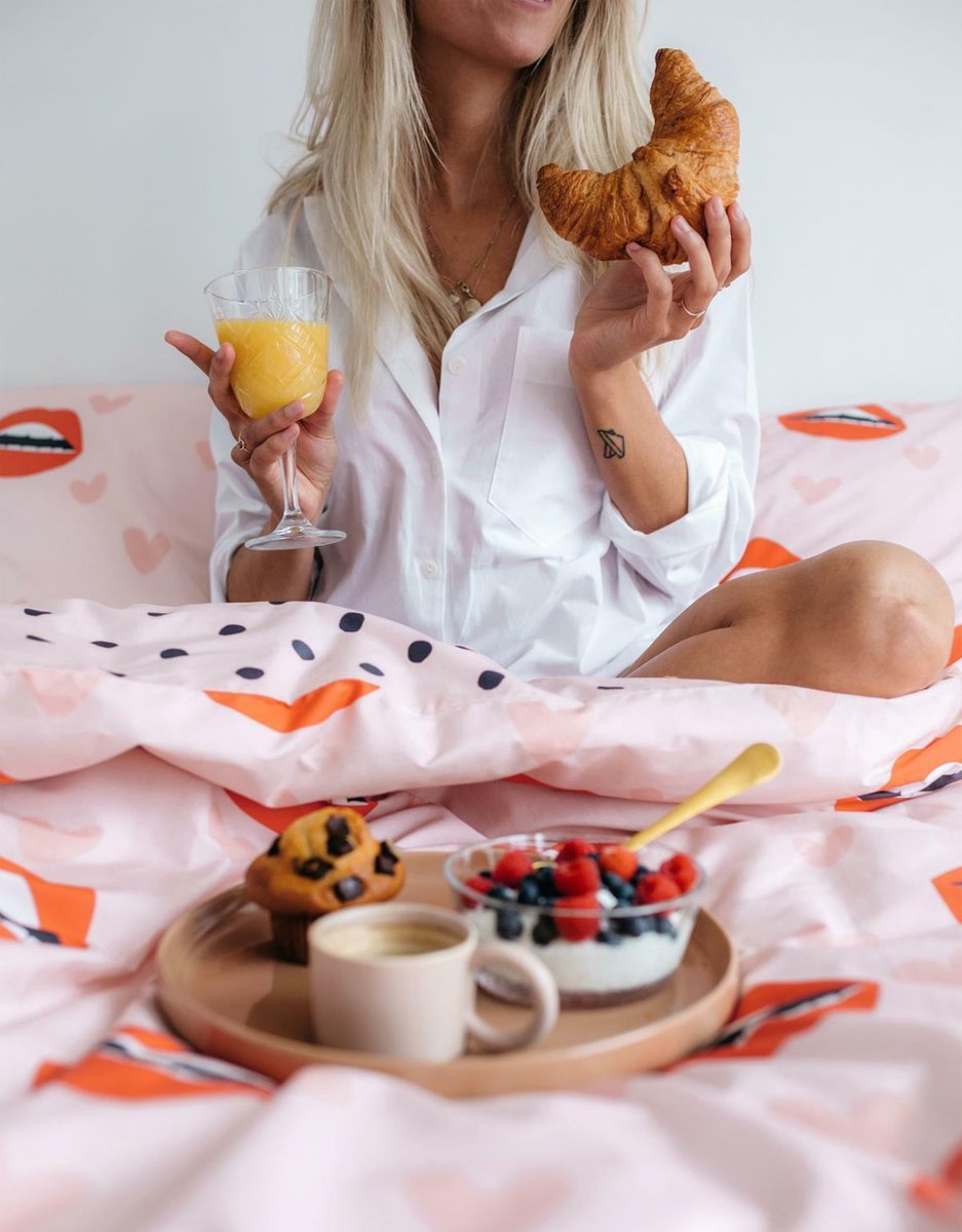 Covers & Co Dekbedovertrek Kiss My Sass - 240 x 200/220 cm - Roze