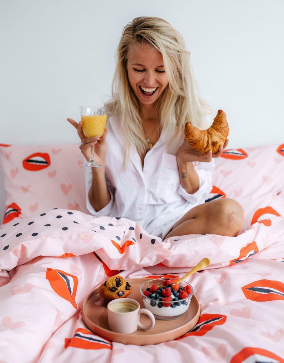 Covers & Co Dekbedovertrek Kiss My Sass - 240 x 200/220 cm - Roze