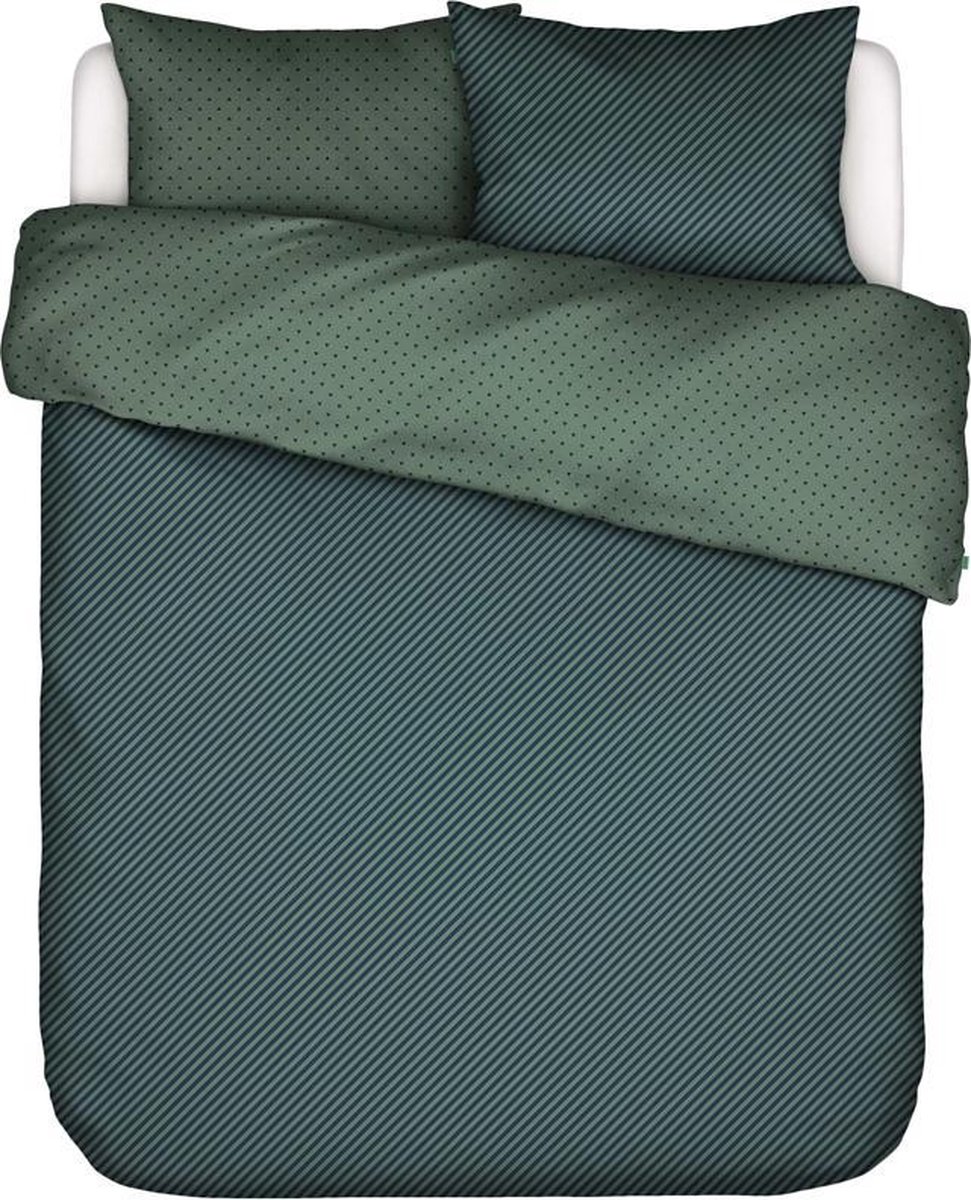Covers & Co Dekbedovertrek No Stripes No Glory - 200 x 200/220 cm - Groen