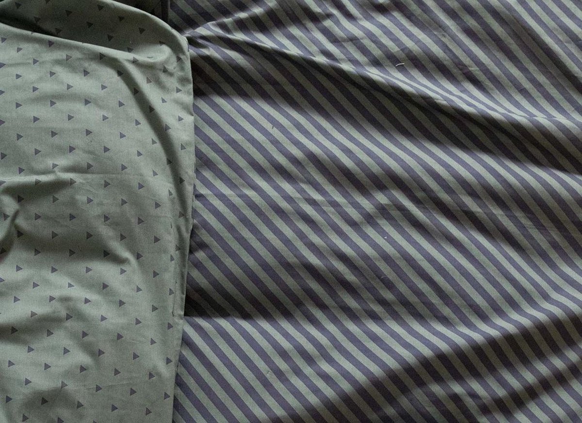 Covers & Co Dekbedovertrek No Stripes No Glory - 200 x 200/220 cm - Groen