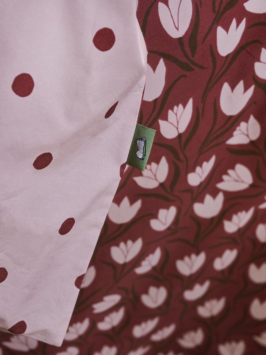 Covers & Co Dekbedovertrek Tulip Mania - 240 x 200/220 cm - Rood