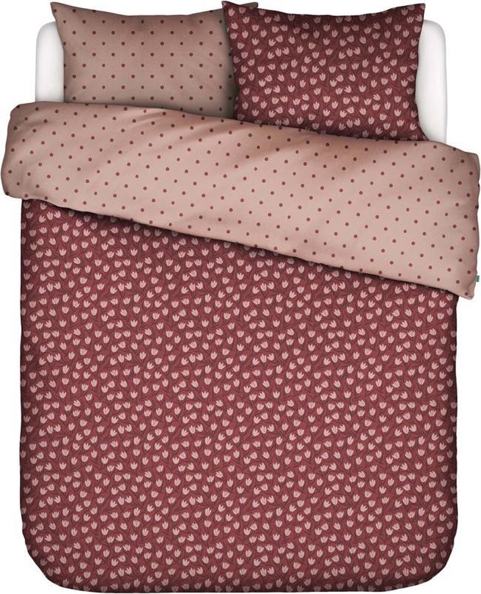 Covers & Co Dekbedovertrek Tulip Mania - 240 x 200/220 cm - Rood