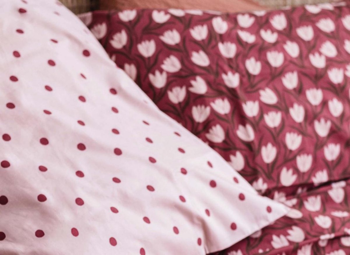 Covers & Co Dekbedovertrek Tulip Mania - 240 x 200/220 cm - Rood