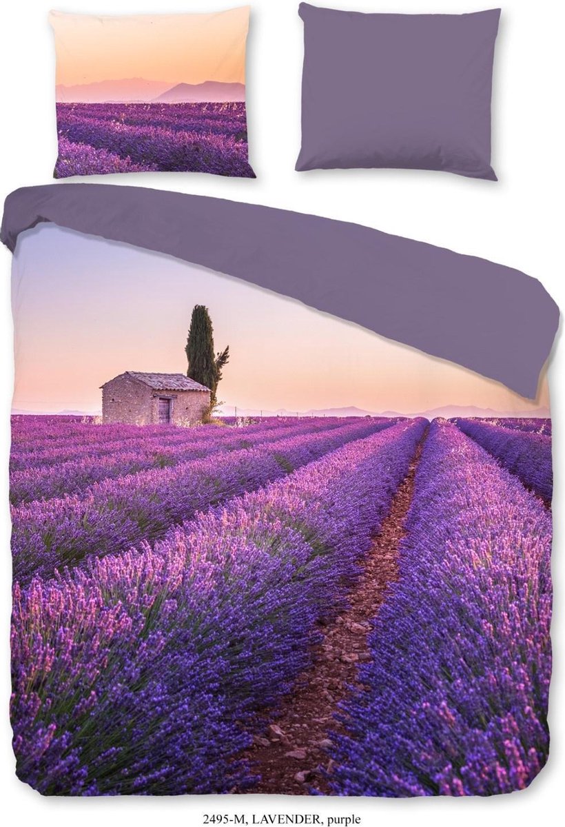 Pure Dekbedovertrek Lavender - 140 x 200/220 cm - Paars