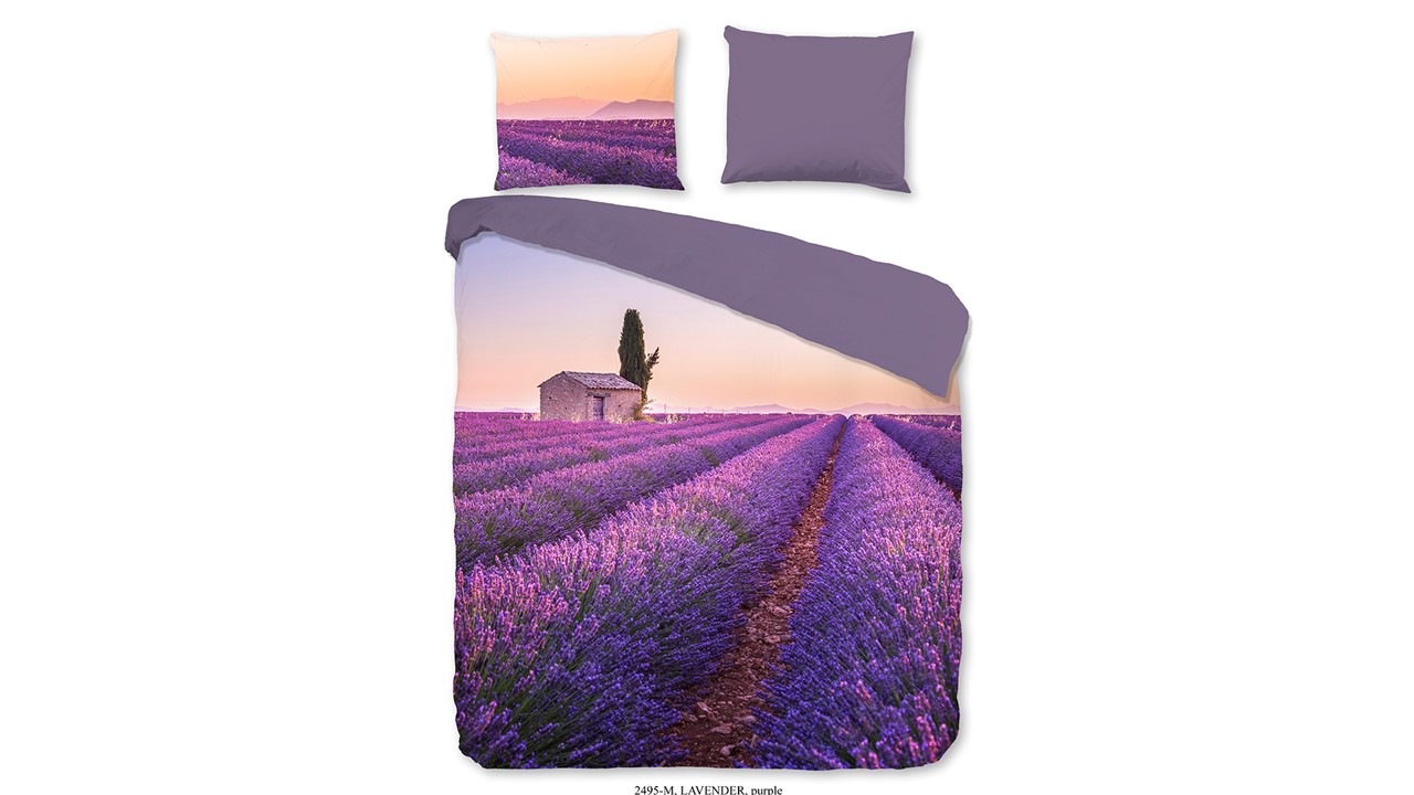 Pure Dekbedovertrek Lavender - 200 x 200/220 cm - Paars