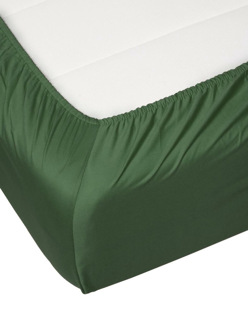 Essenza Hoeslaken Satin - 80 x 200 cm - Groen