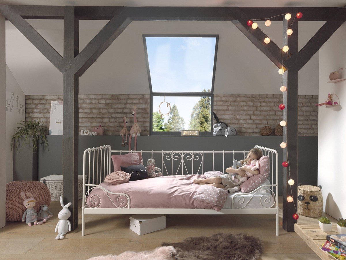 Vipack Kajuitbed Alice - 90 x 200 cm - wit