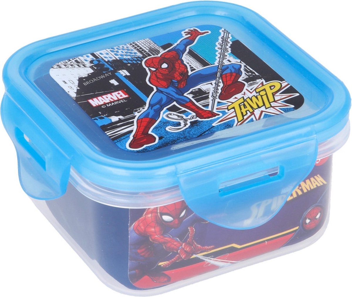 Marvel vershoudbakje Spider Man jongens 290 ml transparant