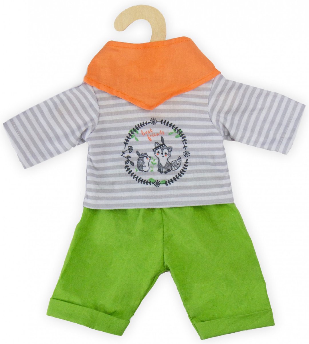 Heless Poppenkleding Outfit Foxy 28-35 Cm 3 Stuks