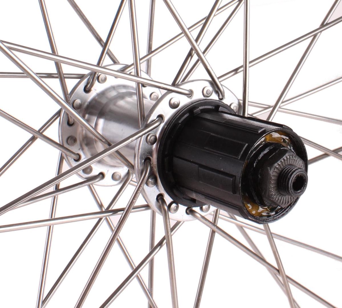 Rodi Achterwiel Parallex 28 Inch 8/9v Uitval Velg 36g - Zwart