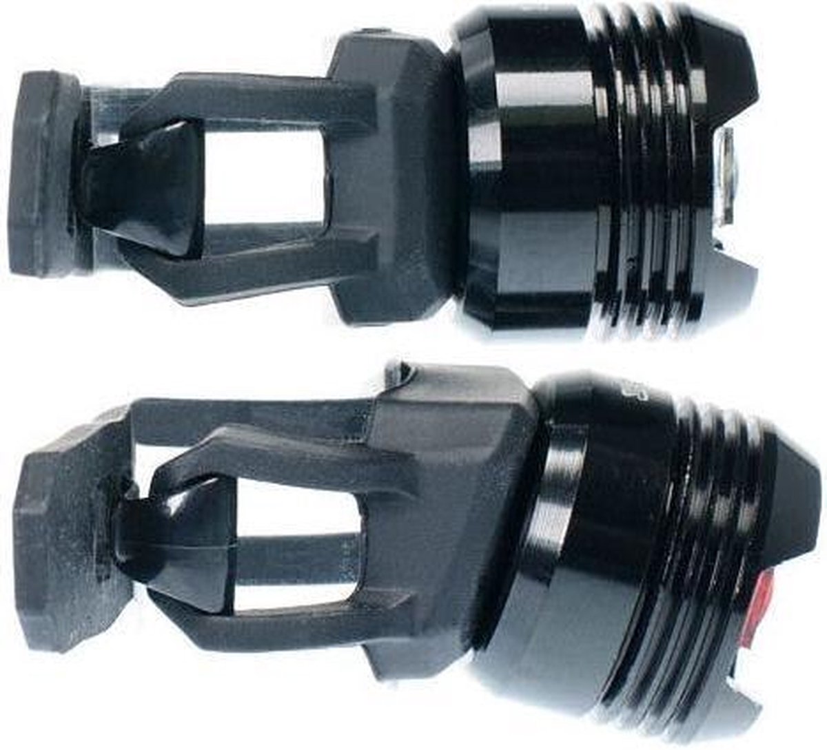 Simson verlichtingsset Bullit batterij - Zwart