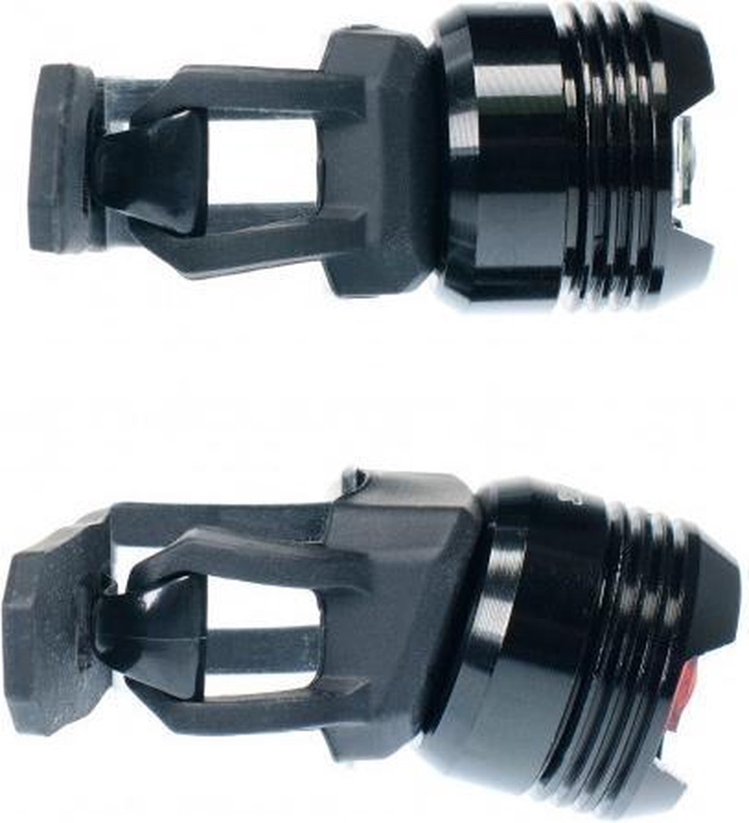 Simson verlichtingsset Bullit batterij - Zwart