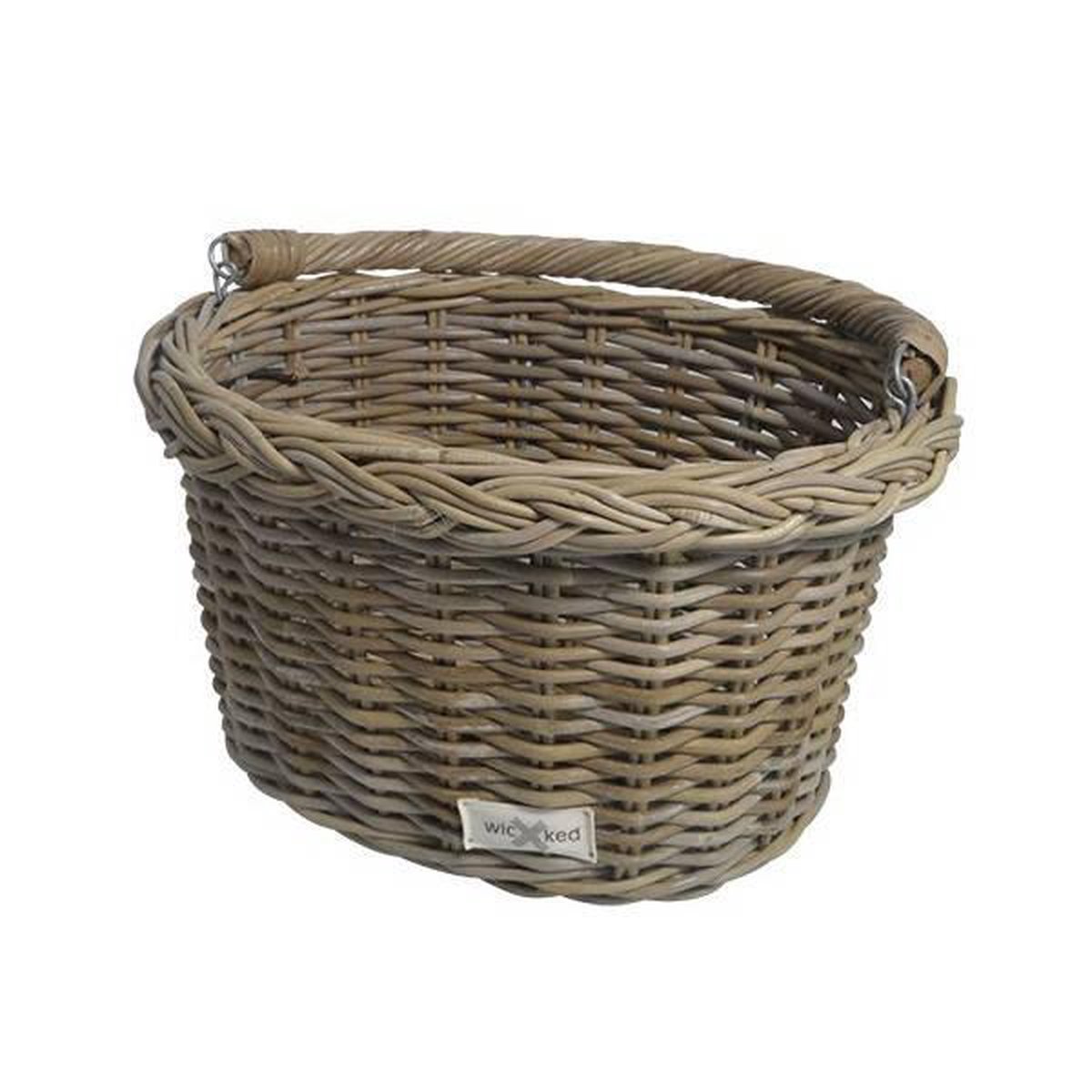 Wicked mand aan stuur ovaal grijs