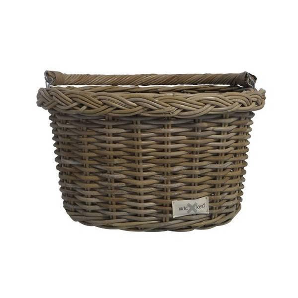 Wicked mand aan stuur ovaal grijs