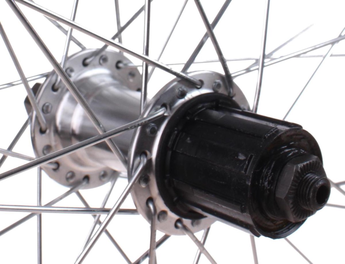 Roland Achterwiel 28 X 1 5/8 X 1 3/8 Velgrem Alu 36g - Silver