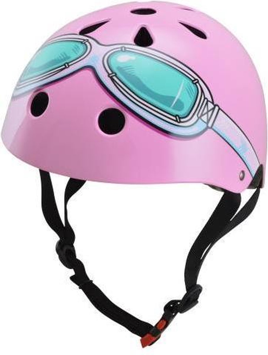KiddiMoto helm Pink Goggle , medium