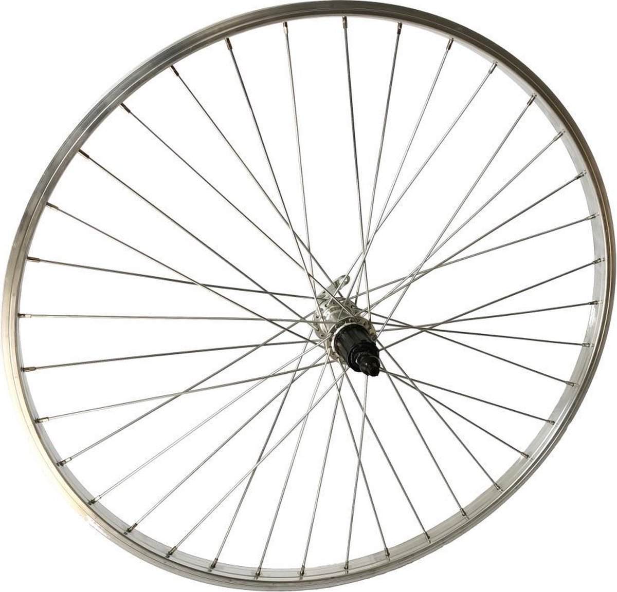 Roland Achterwiel 28 X 1 5/8 X 1 3/8 Velgrem Alu 36g Zilver - Silver