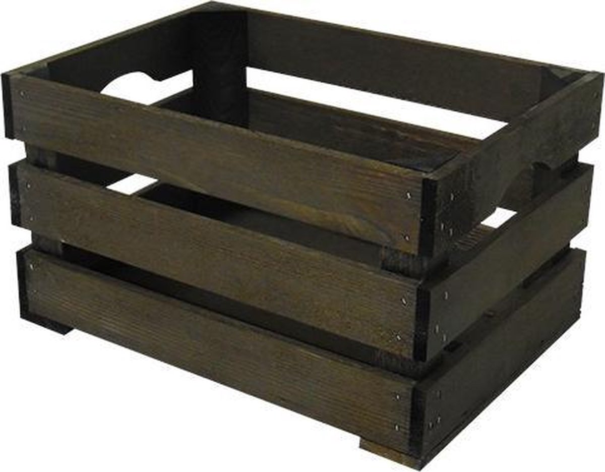 Wicked houten krat klein, (35x25x20)