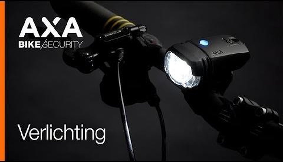 AXA verlichting set Niteline 44 batterij - Zwart