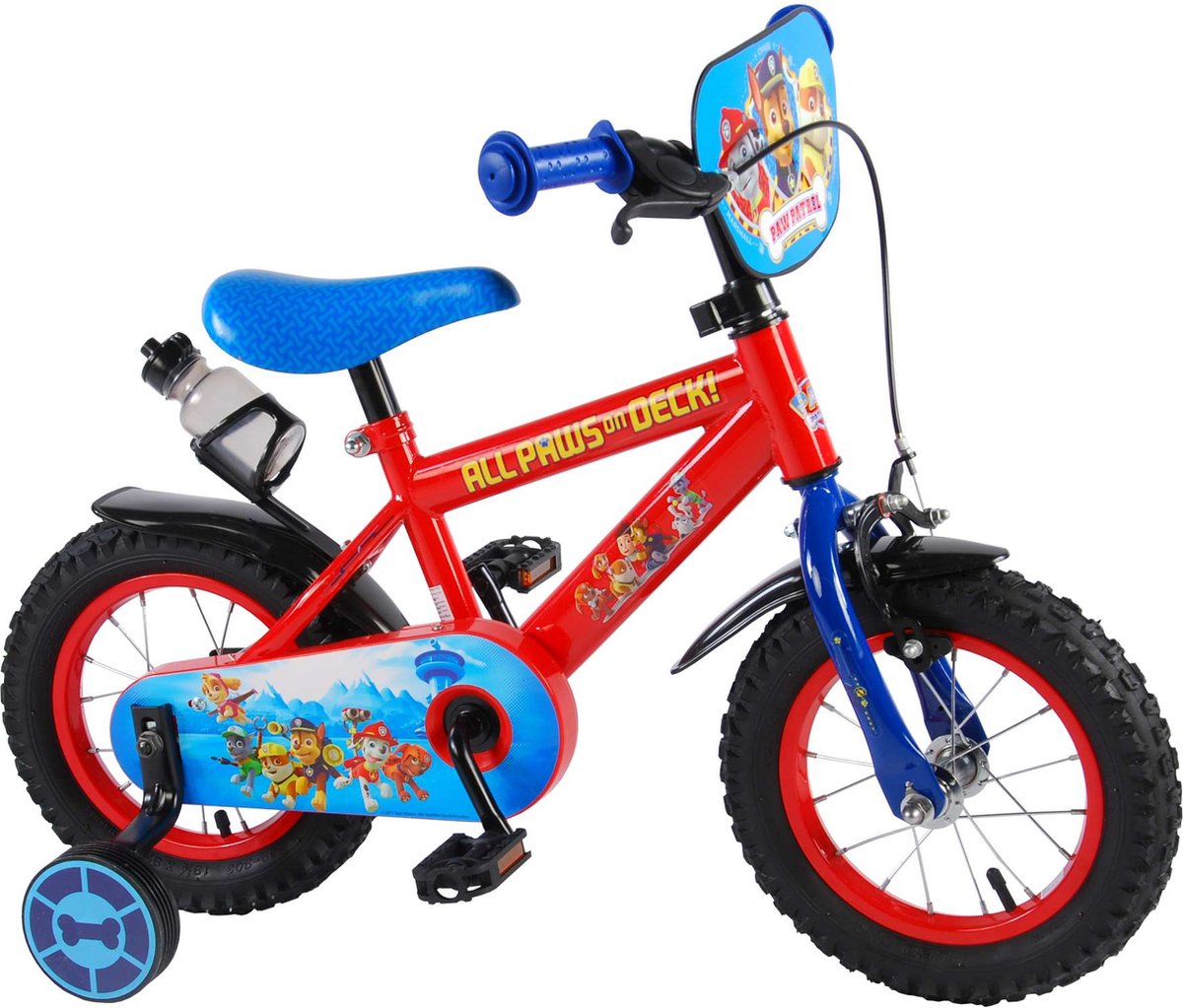 Volare Paw Patrol Kinderfiets Jongens 12 inch/ - Rood