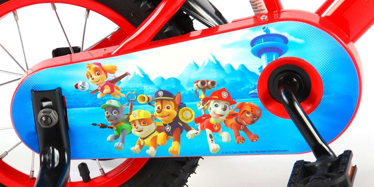 Volare Paw Patrol Kinderfiets Jongens 12 inch/ - Rood