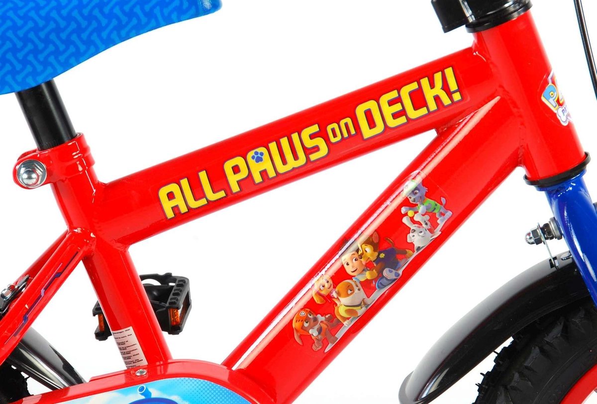Volare Paw Patrol Kinderfiets Jongens 12 inch/ - Rood