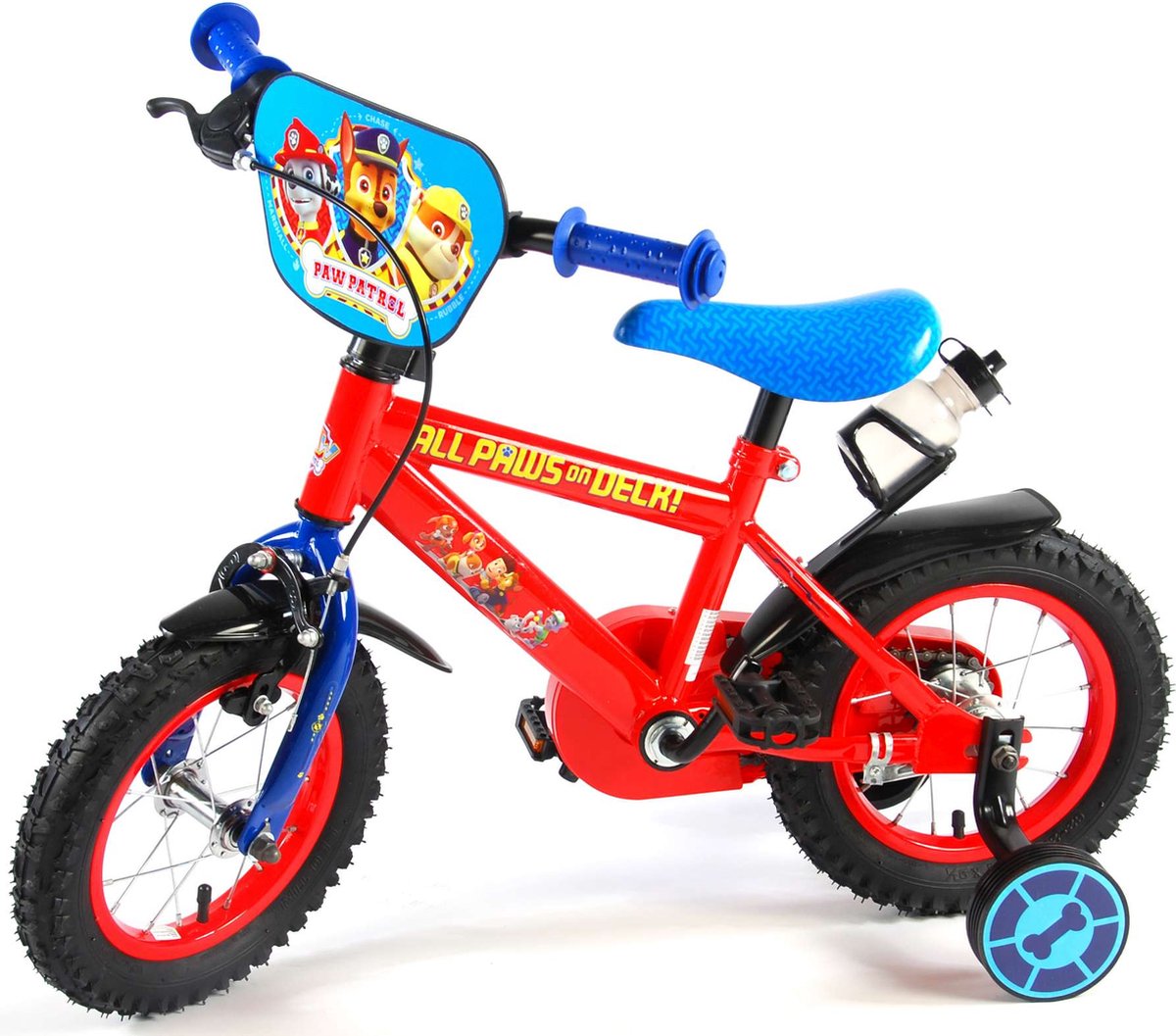 Volare Paw Patrol Kinderfiets Jongens 12 inch/ - Rood