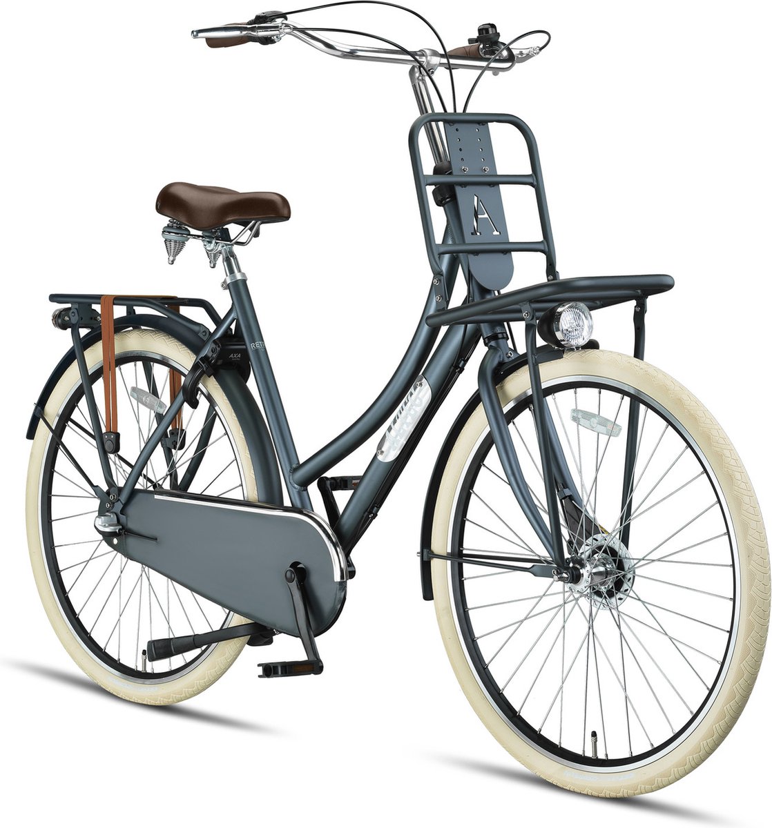 Altec Retro Transportfiets 28 inch 57cm Smoke Grey 3v - Grijs