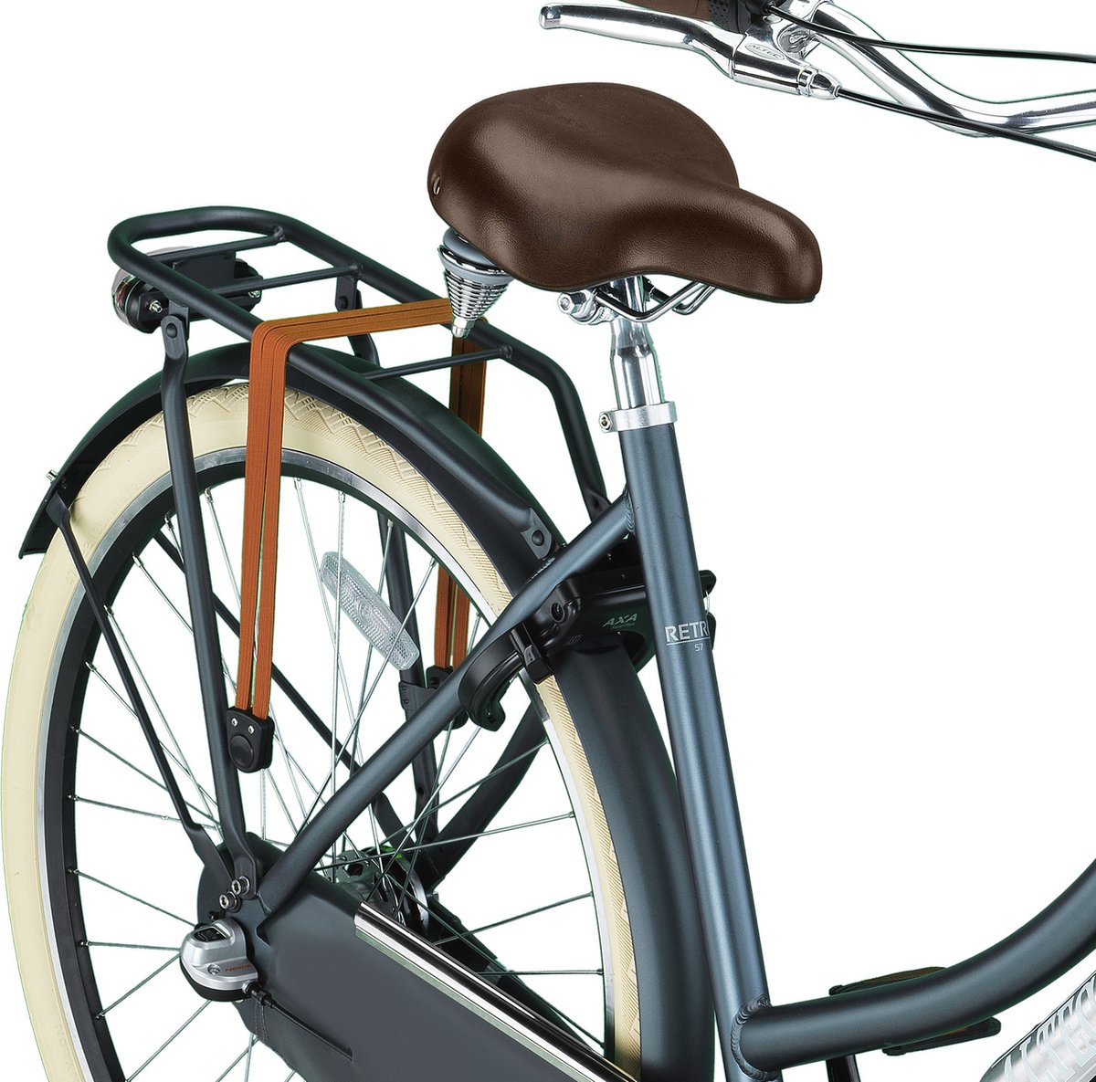 Altec Retro Transportfiets 28 inch 57cm Smoke Grey 3v - Grijs