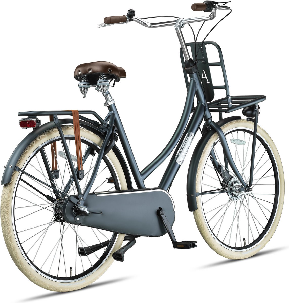 Altec Retro Transportfiets 28 inch 57cm Smoke Grey 3v - Grijs