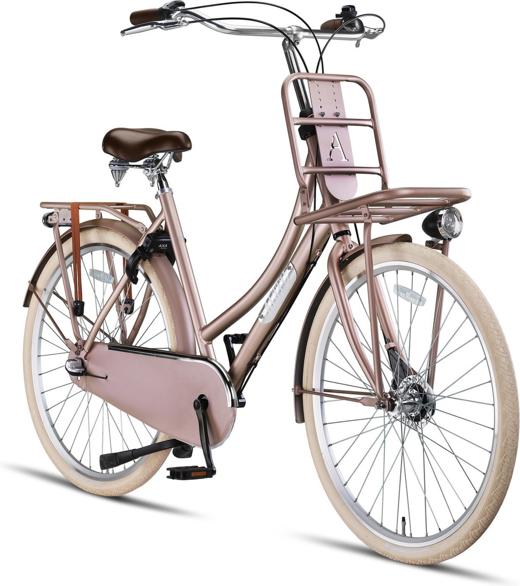 Altec Retro Transportfiets 28 inch 57cm Old Pink 3v - Roze