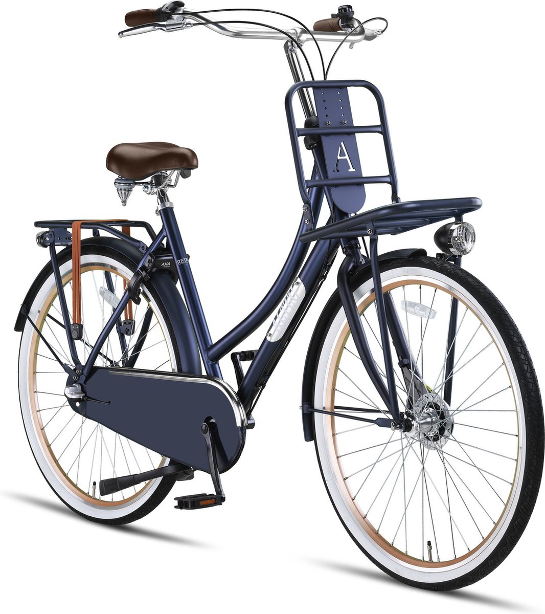 Altec Retro Transportfiets 28 inch 57cm Blue Jeans 3v - Blauw