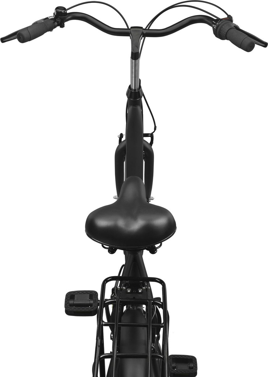 Crown Rio Plus Damesfiets 28 inch 53cm Midnight Black 3v - Zwart