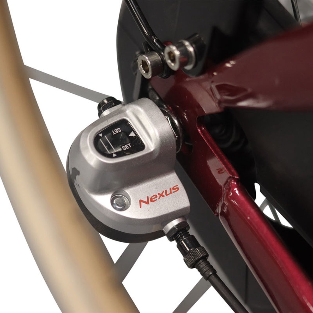 Crown Rio Plus Damesfiets 28 inch 53cm Maroon 3v - Rood