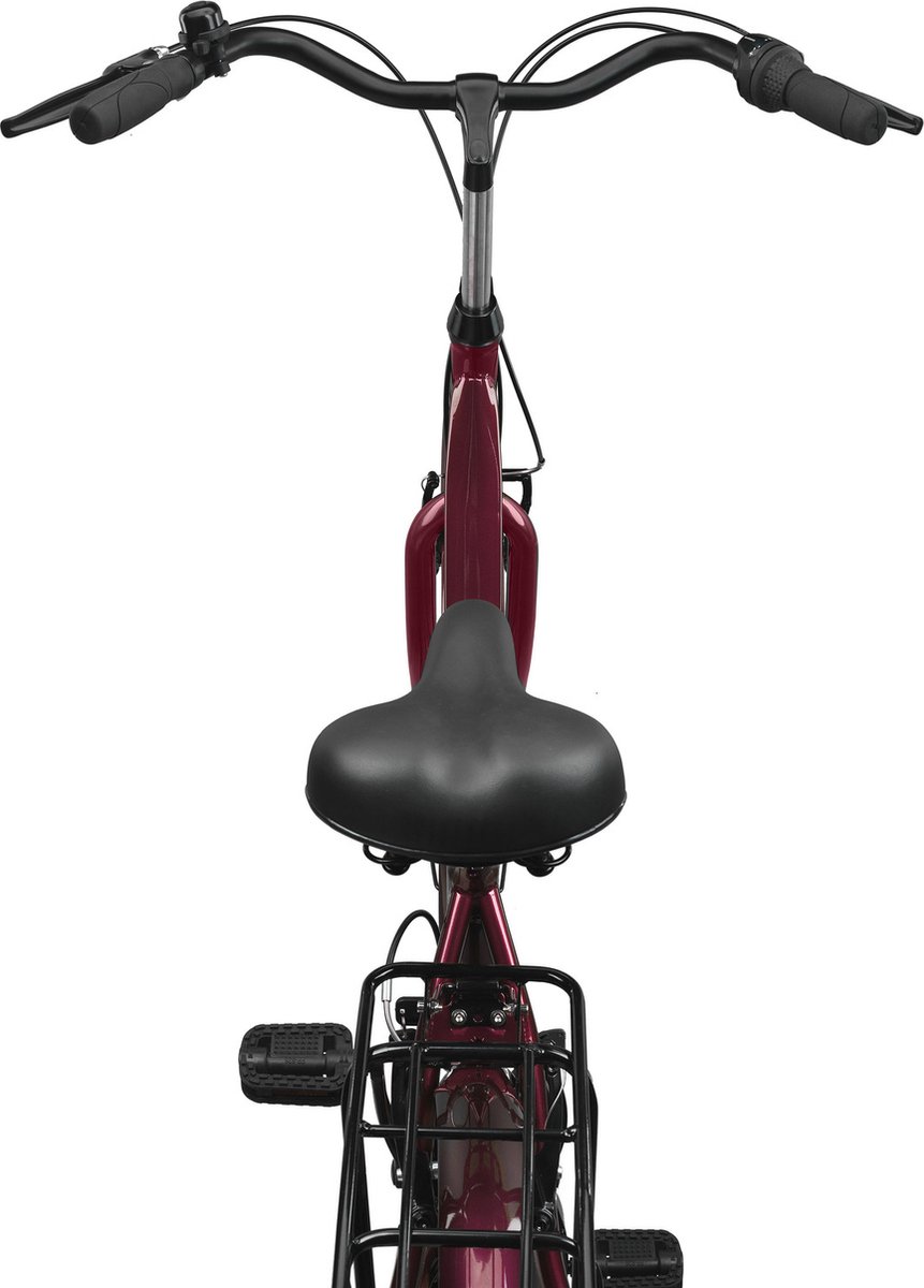 Crown Rio Plus Damesfiets 28 inch 53cm Maroon 3v - Rood