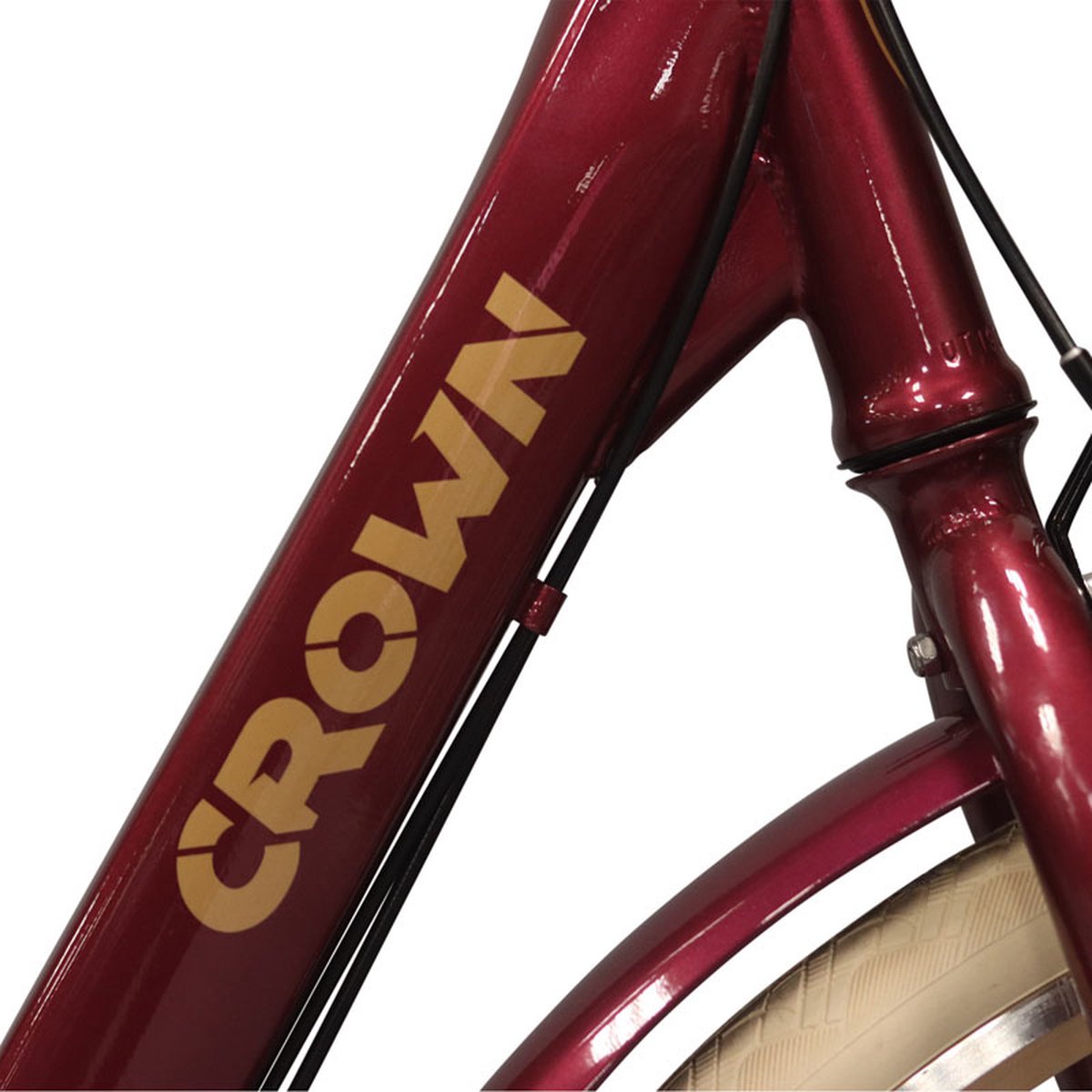 Crown Rio Plus Damesfiets 28 inch 53cm Maroon 3v - Rood
