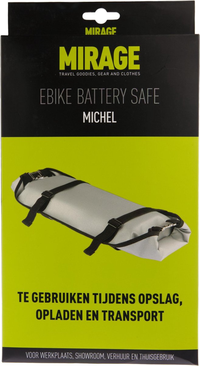 Mirage E-bike Battery Safe Michel - Silver