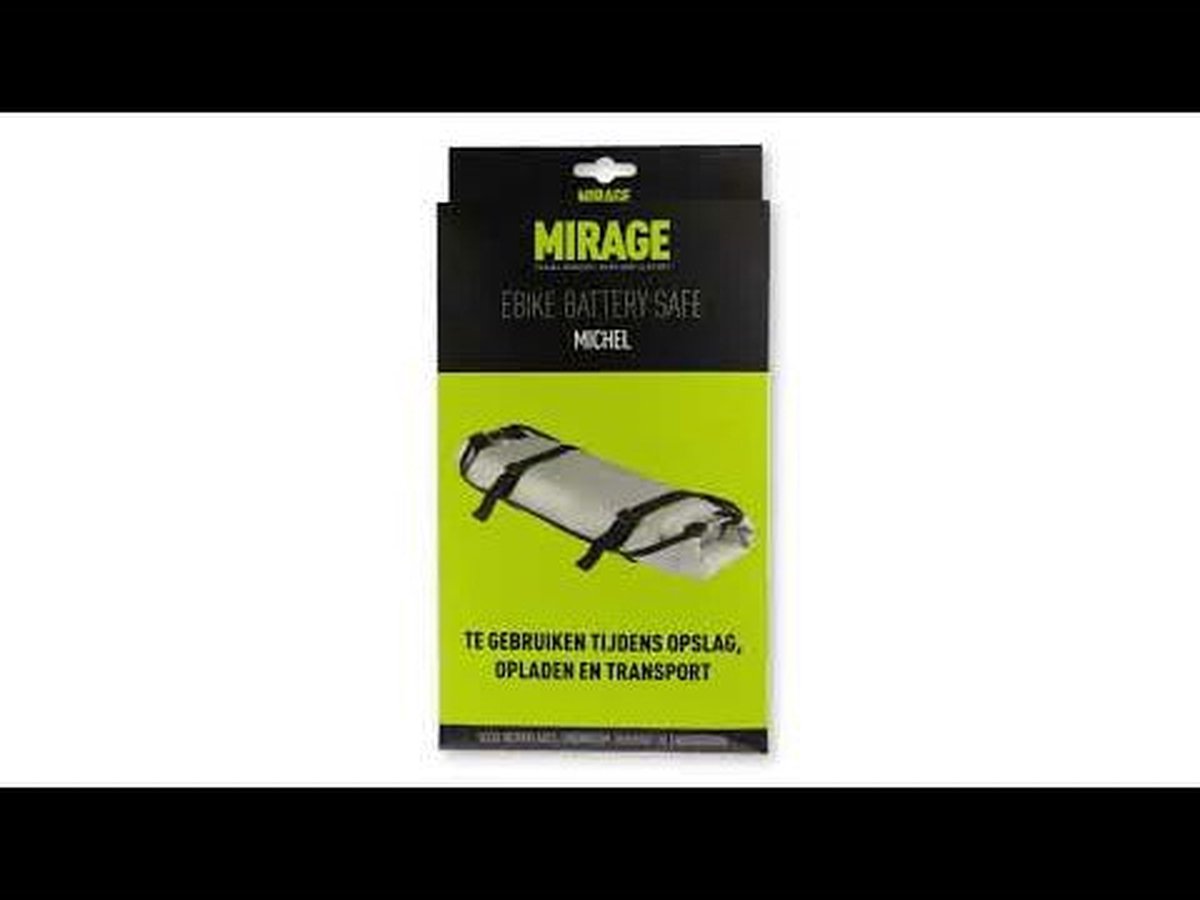 Mirage E-bike Battery Safe Michel - Silver