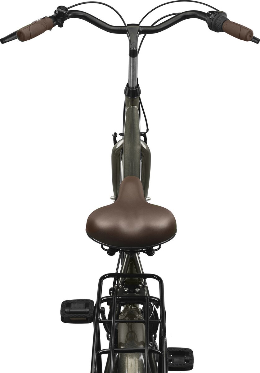 Crown Rio Plus Damesfiets 28 inch 53cm Ash Gray 3v - Grijs