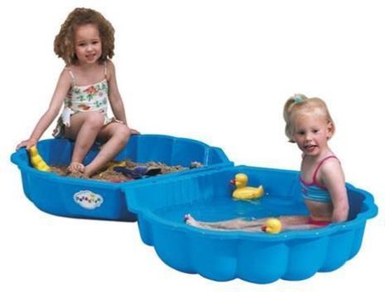 Paradiso Toys Zandbak Schelpen 102 X 88 Cm 2-delig - Blauw