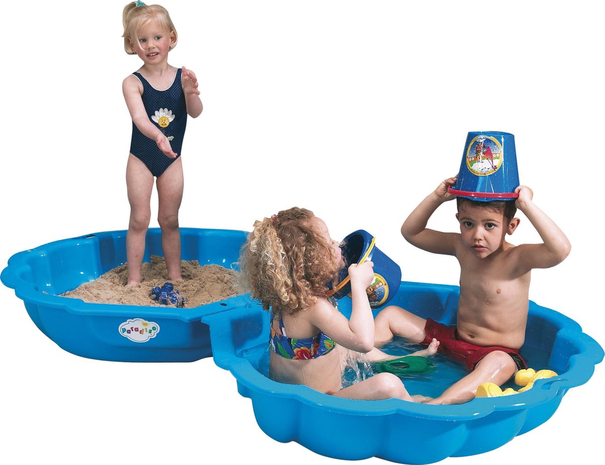 Paradiso Toys Zandbak Schelpen 102 X 88 Cm 2-delig - Blauw