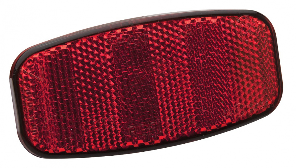 DRESCO reflector 112 x 54 mm rood/zwart