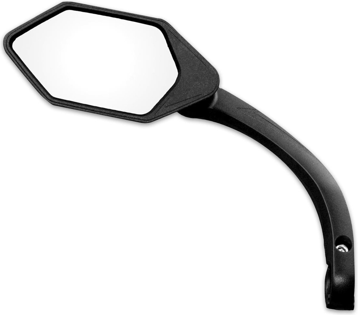 TOM fietsspiegel e-bike links 12 cm - Zwart