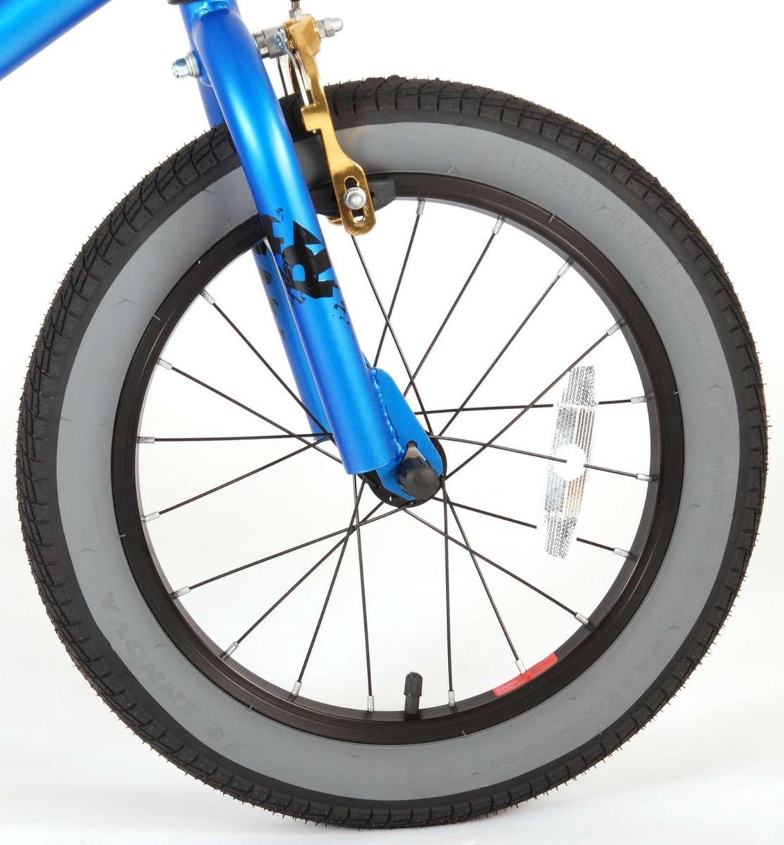 Volare Cool Rider 16 Inch 25,4 cm Jongens Knijprem - Blauw