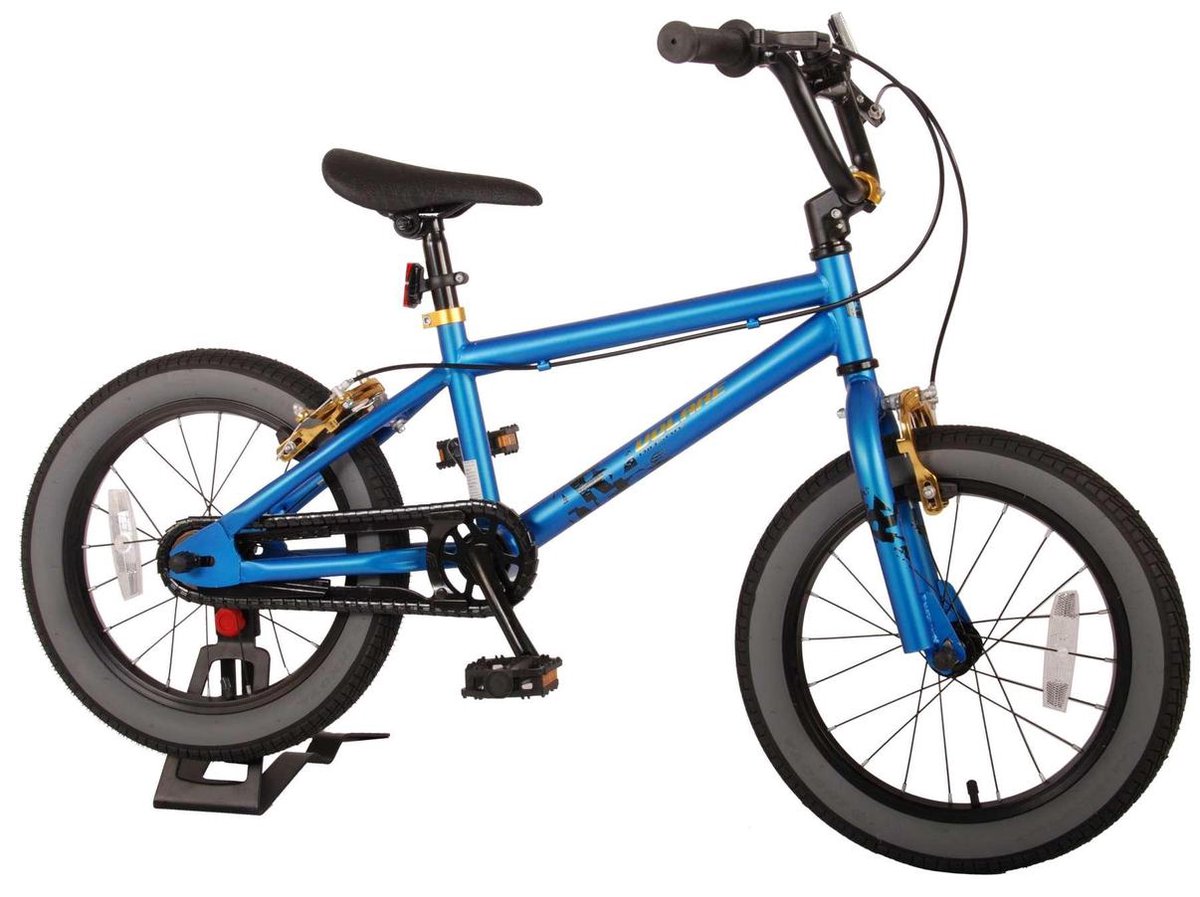 Volare Cool Rider 16 Inch 25,4 cm Jongens Knijprem - Blauw