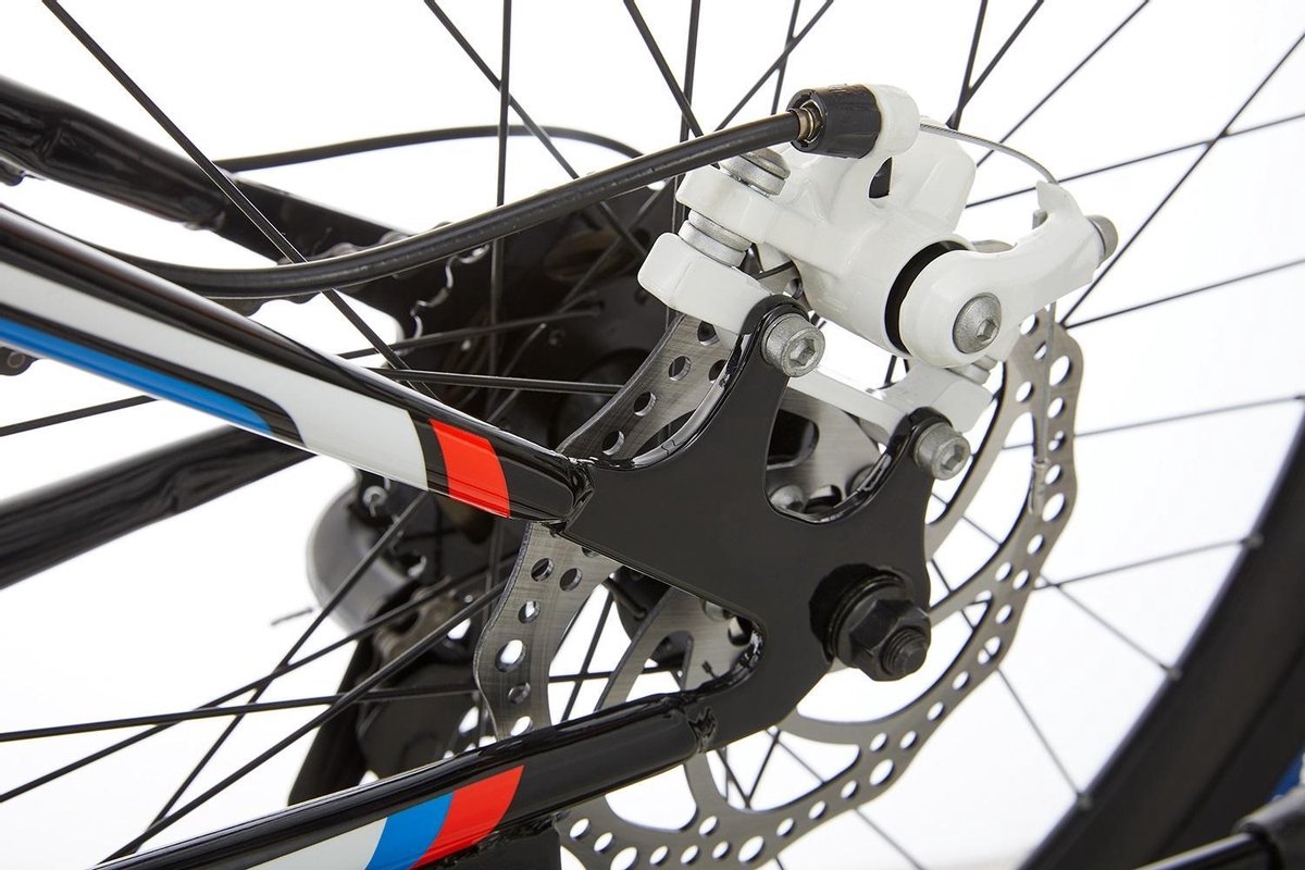 Kiyoko MTB 24 Inch 33 cm Jongens 7V Mechanische schijfrem - Zwart